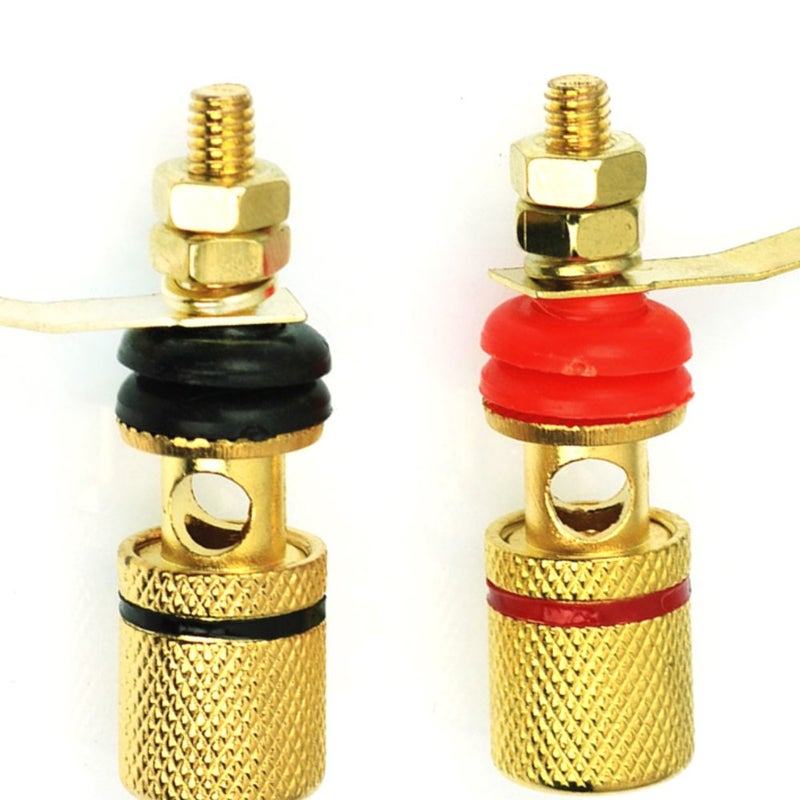 CESS Amplifier Terminal Connector Binding Post Banana Plug Jack Socket (4 Pack) - Image 3